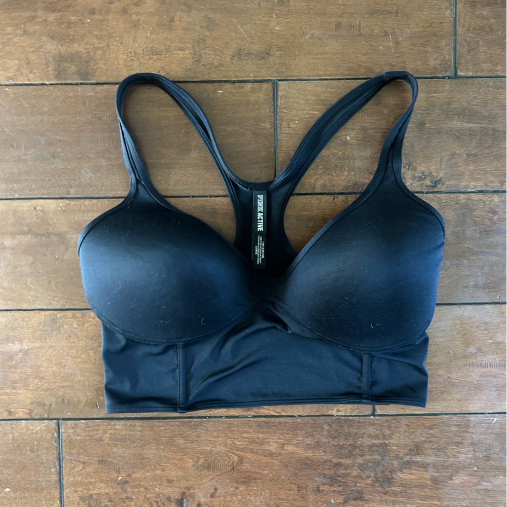 Victoria’s Secret sports bra, sizes L-DD, black